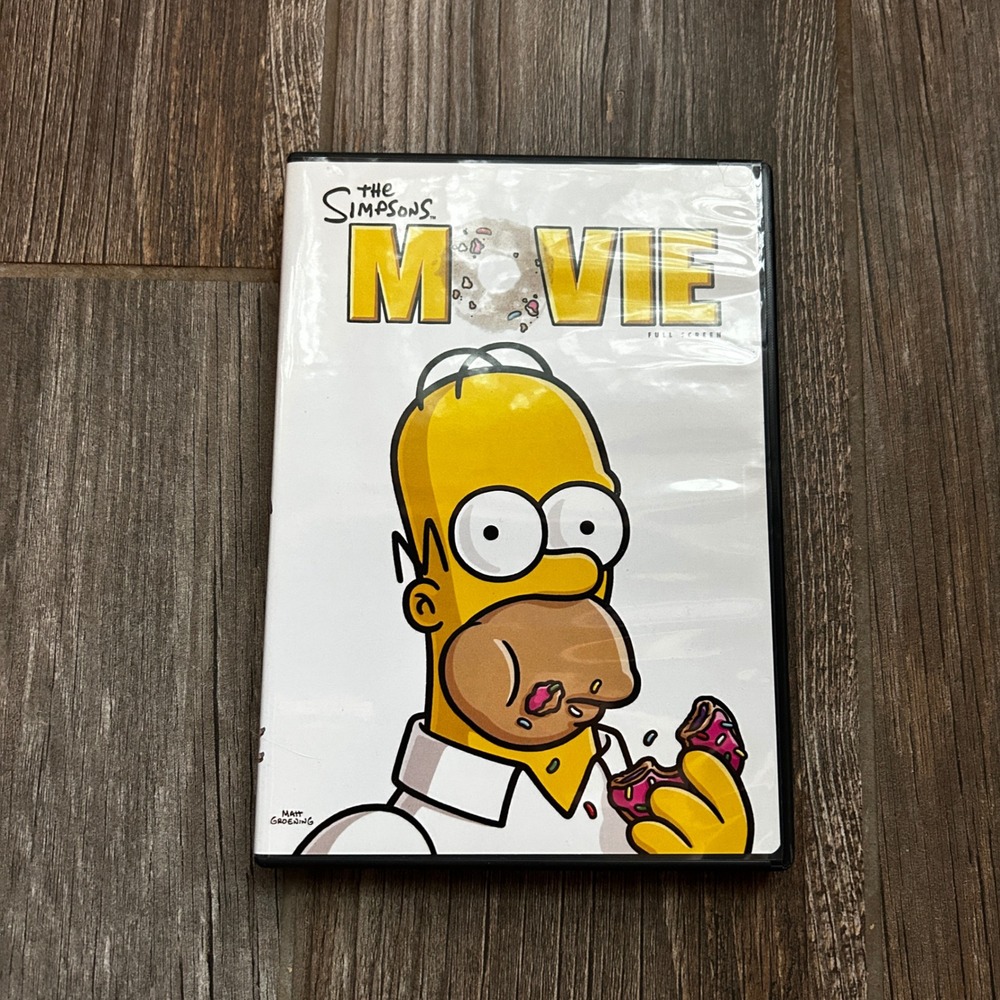 The Simpsons Movie DVD‎ Full Screen Homer Simpson Comedy Film